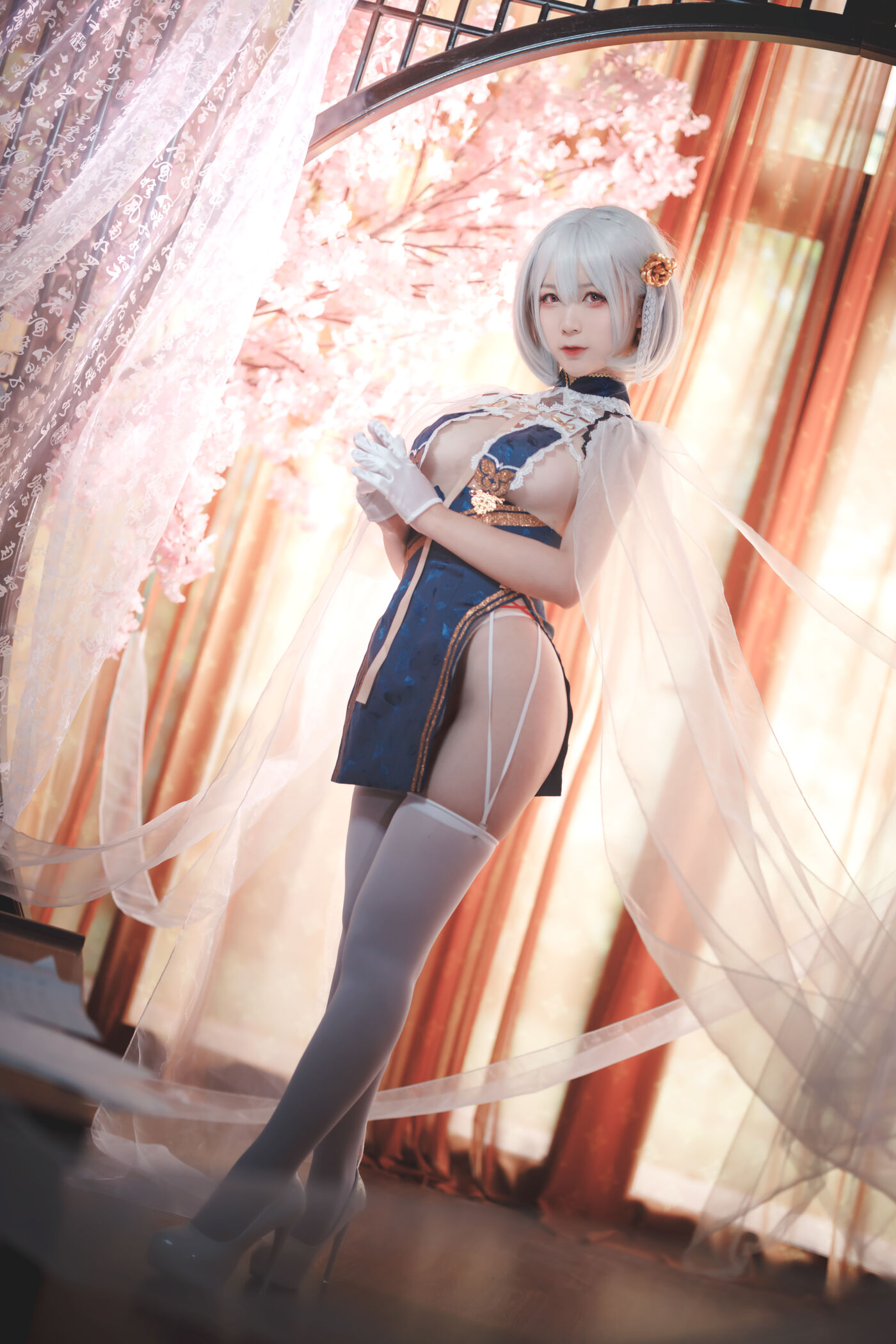樱落酱 NO.014 旗袍天狼星 [20P]插图8
